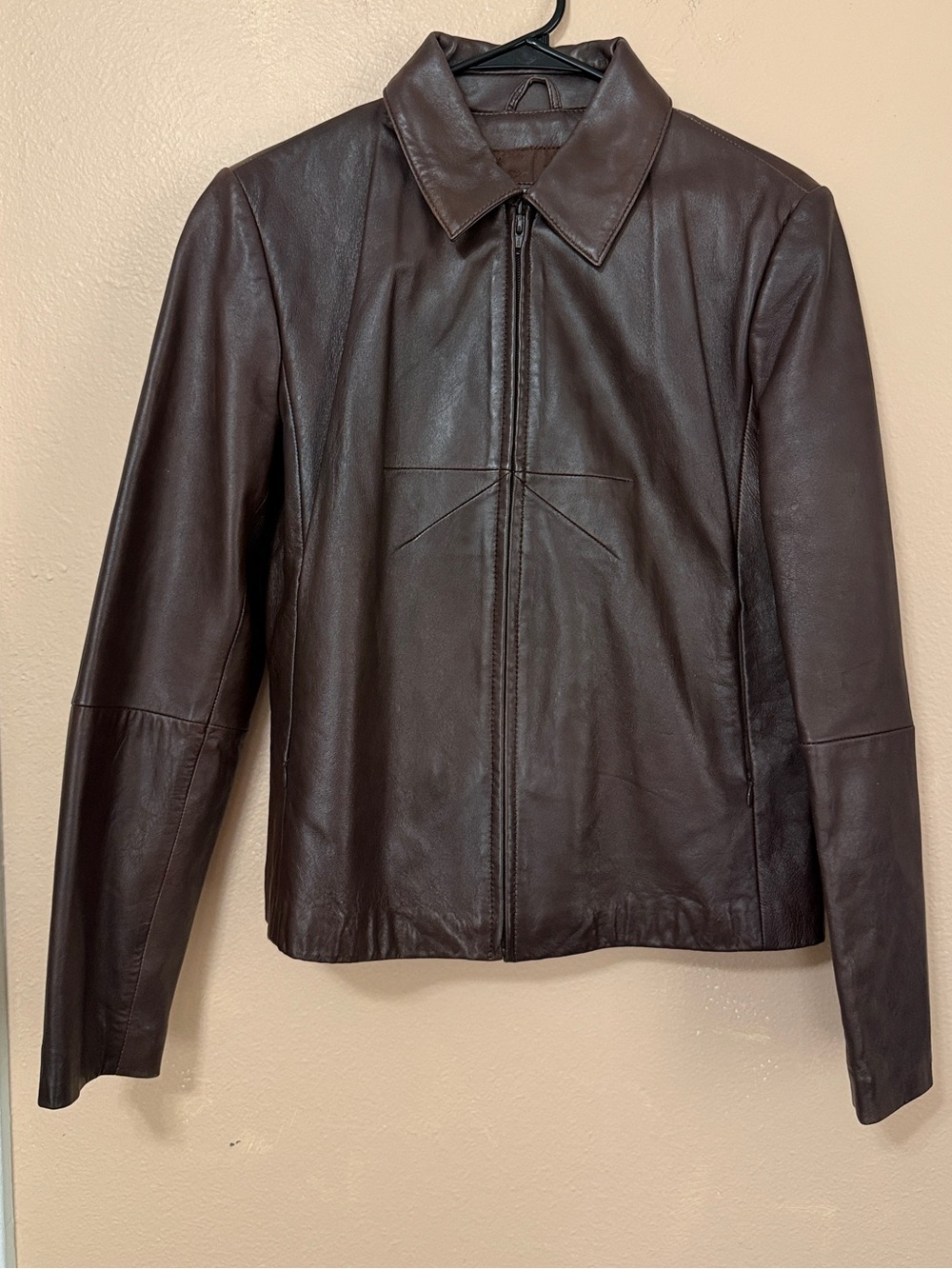 Vintage Late 90s Wilson’s Leather Maxima Brown Full-Zip Jacket - L - Picture 5 of 13